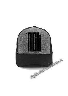 NCT - Logo - šedočierna bavlnená šiltovka