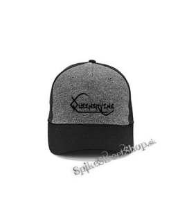QUEENSRYCHE - Logo Old School - šedočierna bavlnená šiltovka