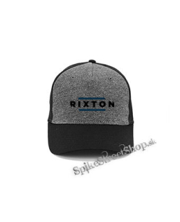 RIXTON - Logo - šedočierna bavlnená šiltovka