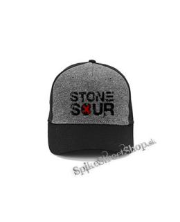 STONE SOUR - Logo - šedočierna bavlnená šiltovka