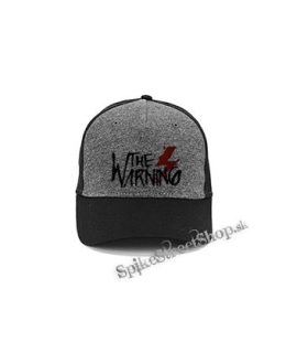 THE WARNING - Logo - šedočierna bavlnená šiltovka