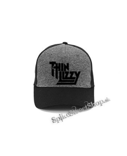 THIN LIZZY - Logo - šedočierna bavlnená šiltovka