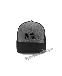 WAR ROBOTS - šedočierna bavlnená šiltovka