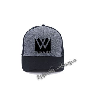 WINNER - Logo K-Pop Band Motive 2 - šedočierna bavlnená šiltovka