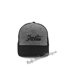 ŽINČICA - šedočierna bavlnená šiltovka