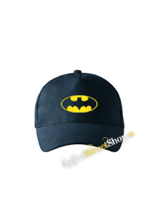 BATMAN - Yellow Logo - tmavomodrá šiltovka