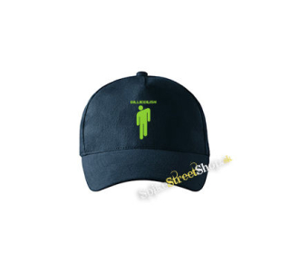 BILLIE EILISH - Stickman Logo Green - tmavomodrá šiltovka