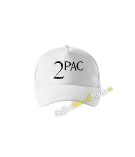 2 PAC - Logo - biela šiltovka