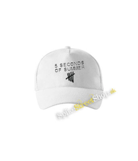5 SECONDS OF SUMMER - Logo - biela šiltovka