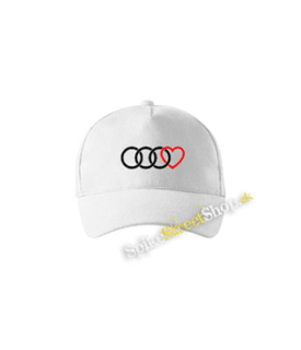 AUDI - Love - biela šiltovka