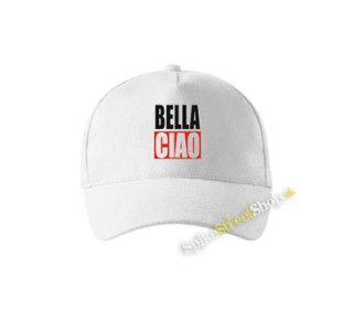 BELLA CIAO - biela šiltovka