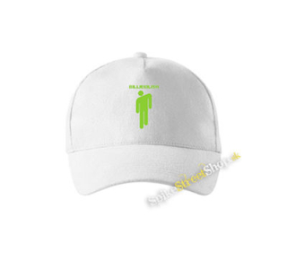 BILLIE EILISH - Stickman Logo Green - biela šiltovka