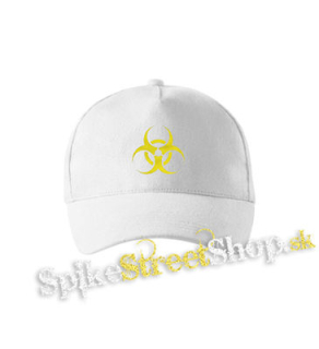 BIOHAZARD - Znak - biela šiltovka