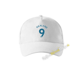 ERLING HAALAND - 9 BLUE - biela šiltovka