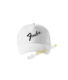 FENDER - Logo - biela šiltovka