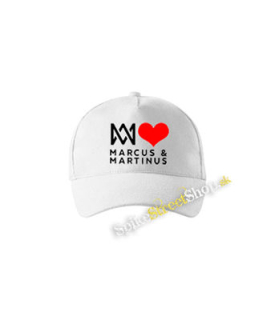 I LOVE MARCUS & MARTINUS - Motive 1 - biela šiltovka