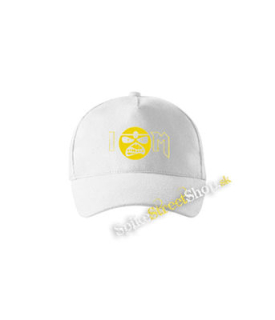 IRON MAIDEN - I Love Iron Maiden Yellow Eddie - biela šiltovka