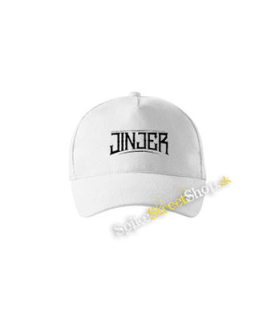 JINJER - Logo - biela šiltovka