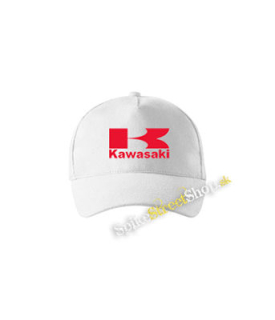 KAWASAKI - Logo - biela šiltovka