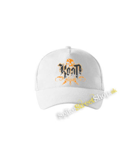 KORN - Logo Crest Bakersfield Orange - biela šiltovka