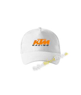 KTM RACING - Logo - biela šiltovka