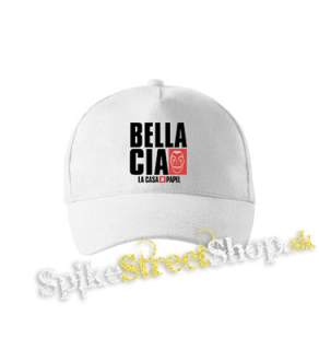 LA CASA DE PAPEL - Bella Ciao - biela šiltovka