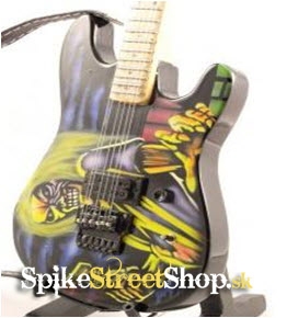Gitara IRON MAIDEN - FENDER STRATOCASTER STRATO. ROCK LEGEND - Mini Guitar USA