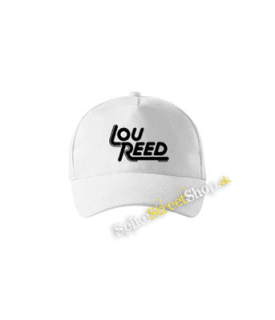 LOU REED - Logo - biela šiltovka