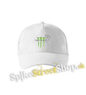 MONSTER ENERGY - Logo Honey Bee - biela šiltovka