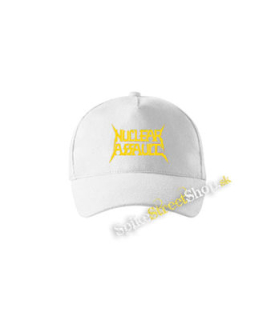 NUCLEAR ASSAULT - Logo Yellow - biela šiltovka