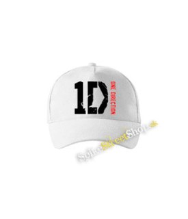ONE DIRECTION - Red Logo - biela šiltovka