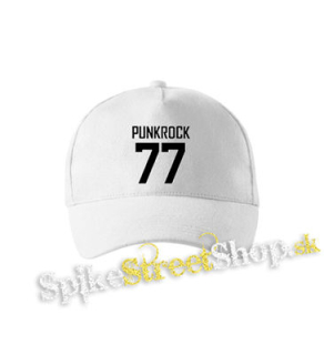PUNKROCK 77 - Logo Motive 2 - biela šiltovka