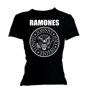 RAMONES - Seal - čierne dámske tričko