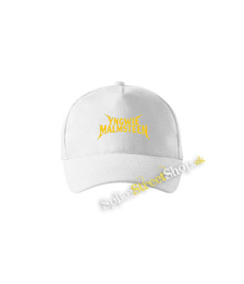 YNGWIE MALMSTEEN - Logo Yellow - biela šiltovka