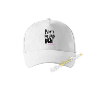 YUNGBLUD - Parents Aint Always Right - biela šiltovka