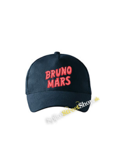 BRUNO MARS - Logo - tmavomodrá šiltovka