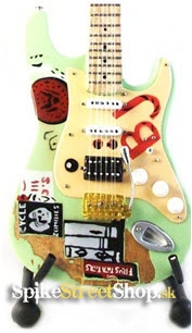 Gitara BILLY JOE ARMSTRONG - FENDER STRATOCASTER - Mini Guitar USA