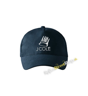 J COLE - Logo - tmavomodrá šiltovka
