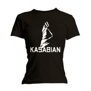 KASABIAN - Ultra Black - čierne dámske tričko