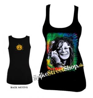 JANIS JOPLIN - Peace - Ladies Vest Top