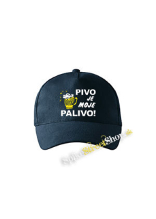 PIVO JE MOJE PALIVO - tmavomodrá šiltovka