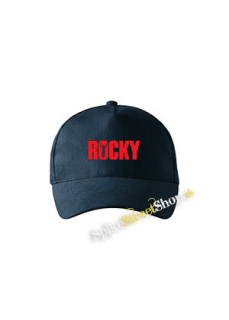 ROCKY - Red Rocky Balboa Movie Logo - tmavomodrá šiltovka