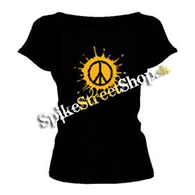 PEACE - SUN MOTIVE - dámske tričko