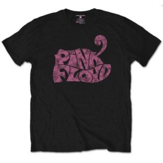PINK FLOYD - Swirl Logo - čierne pánske tričko