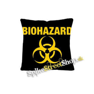BIOHAZARD - Yellow Logo Crest - vankúš