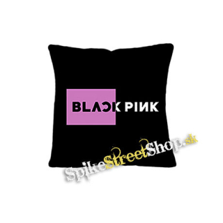 BLACKPINK - Pink Square Crest B&W - vankúš