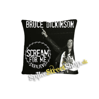 BRUCE DICKINSON - Scream for Me Sarajevo - vankúš
