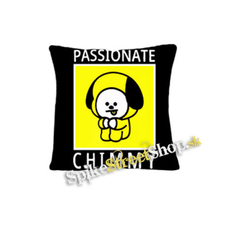 BT21 - Passionate Chimmy NA ČIERNE - vankúš