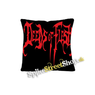DEEDS OF FLESH - Logo - vankúš