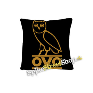 DRAKE - Gold OVO Logo - vankúš